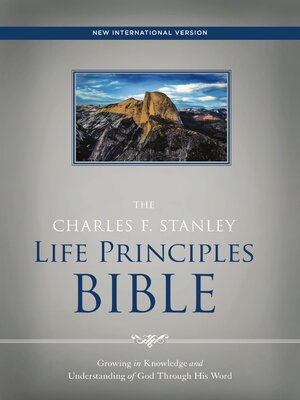 cover image of NIV, the Charles F. Stanley Life Principles Bible
